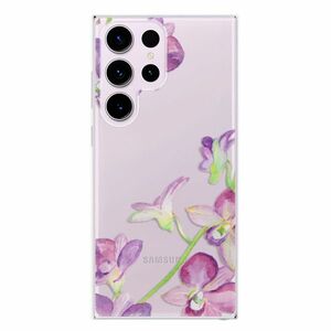 Odolné silikonové pouzdro iSaprio - Purple Orchid - Samsung Galaxy S23 Ultra obraz