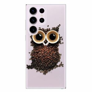 Odolné silikonové pouzdro iSaprio - Owl And Coffee - Samsung Galaxy S23 Ultra obraz