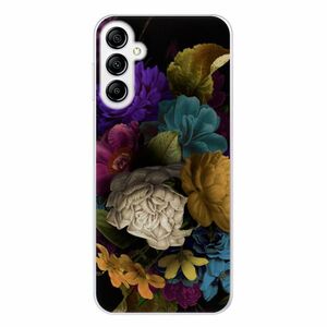 Odolné silikonové pouzdro iSaprio - Dark Flowers - Samsung Galaxy A14 / A14 5G obraz