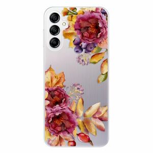 Odolné silikonové pouzdro iSaprio - Fall Flowers - Samsung Galaxy A14 / A14 5G obraz