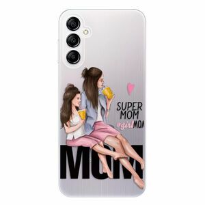 Odolné silikonové pouzdro iSaprio - Milk Shake - Brunette - Samsung Galaxy A14 / A14 5G obraz