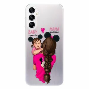 Odolné silikonové pouzdro iSaprio - Mama Mouse Brunette and Girl - Samsung Galaxy A14 / A14 5G obraz