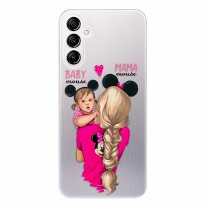 Odolné silikonové pouzdro iSaprio - Mama Mouse Blond and Girl - Samsung Galaxy A14 / A14 5G obraz