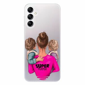 Odolné silikonové pouzdro iSaprio - Super Mama - Two Boys - Samsung Galaxy A14 / A14 5G obraz