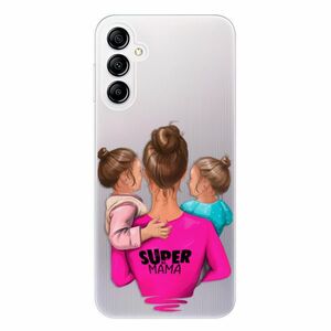 Odolné silikonové pouzdro iSaprio - Super Mama - Two Girls - Samsung Galaxy A14 / A14 5G obraz
