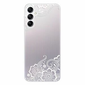 Odolné silikonové pouzdro iSaprio - White Lace 02 - Samsung Galaxy A14 / A14 5G obraz