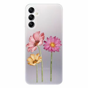 Odolné silikonové pouzdro iSaprio - Three Flowers - Samsung Galaxy A14 / A14 5G obraz