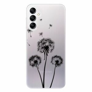 Odolné silikonové pouzdro iSaprio - Three Dandelions - black - Samsung Galaxy A14 / A14 5G obraz