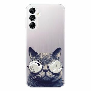 Odolné silikonové pouzdro iSaprio - Crazy Cat 01 - Samsung Galaxy A14 / A14 5G obraz