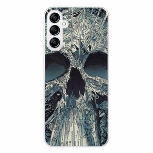 Odolné silikonové pouzdro iSaprio - Abstract Skull - Samsung Galaxy A14 / A14 5G obraz