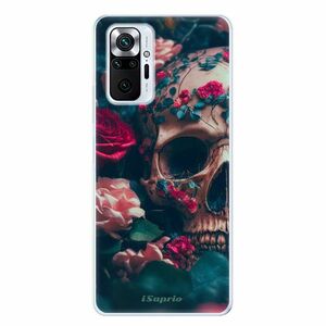 Odolné silikonové pouzdro iSaprio - Skull in Roses - Xiaomi Redmi Note 10 Pro obraz