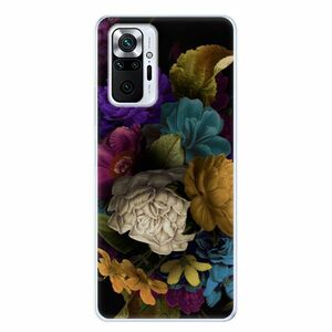 Odolné silikonové pouzdro iSaprio - Dark Flowers - Xiaomi Redmi Note 10 Pro obraz