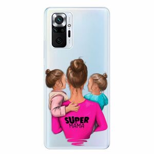 Odolné silikonové pouzdro iSaprio - Super Mama - Two Girls - Xiaomi Redmi Note 10 Pro obraz
