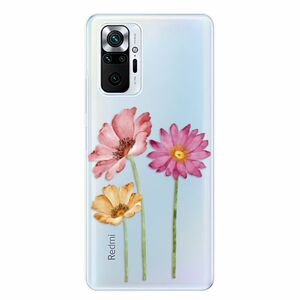 Odolné silikonové pouzdro iSaprio - Three Flowers - Xiaomi Redmi Note 10 Pro obraz