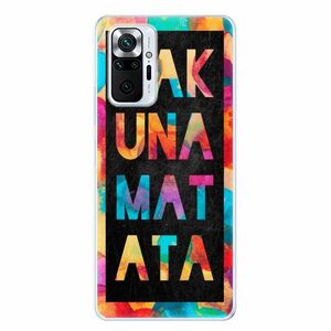 Odolné silikonové pouzdro iSaprio - Hakuna Matata 01 - Xiaomi Redmi Note 10 Pro obraz