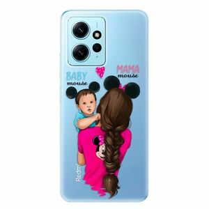 Odolné silikonové pouzdro iSaprio - Mama Mouse Brunette and Boy - Xiaomi Redmi Note 12 5G obraz