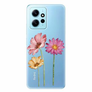 Odolné silikonové pouzdro iSaprio - Three Flowers - Xiaomi Redmi Note 12 5G obraz