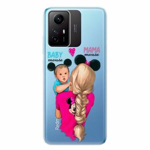 Odolné silikonové pouzdro iSaprio - Mama Mouse Blonde and Boy - Xiaomi Redmi Note 12S obraz