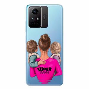 Odolné silikonové pouzdro iSaprio - Super Mama - Two Boys - Xiaomi Redmi Note 12S obraz