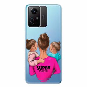 Odolné silikonové pouzdro iSaprio - Super Mama - Two Girls - Xiaomi Redmi Note 12S obraz