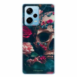 Odolné silikonové pouzdro iSaprio - Skull in Roses - Xiaomi Redmi Note 12 Pro 5G / Poco X5 Pro 5G obraz