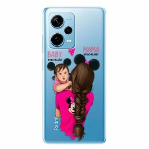 Odolné silikonové pouzdro iSaprio - Mama Mouse Brunette and Girl - Xiaomi Redmi Note 12 Pro 5G / Poco X5 Pro 5G obraz