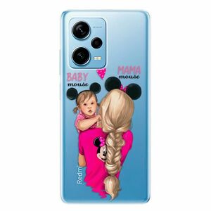 Odolné silikonové pouzdro iSaprio - Mama Mouse Blond and Girl - Xiaomi Redmi Note 12 Pro 5G / Poco X5 Pro 5G obraz