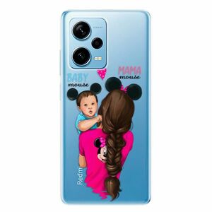 Odolné silikonové pouzdro iSaprio - Mama Mouse Brunette and Boy - Xiaomi Redmi Note 12 Pro 5G / Poco X5 Pro 5G obraz