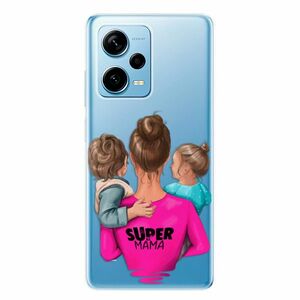 Odolné silikonové pouzdro iSaprio - Super Mama - Boy and Girl - Xiaomi Redmi Note 12 Pro 5G / Poco X5 Pro 5G obraz
