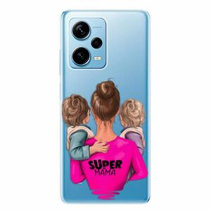 Odolné silikonové pouzdro iSaprio - Super Mama - Two Boys - Xiaomi Redmi Note 12 Pro 5G / Poco X5 Pro 5G obraz