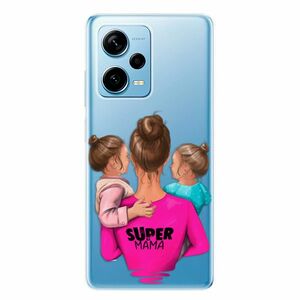 Odolné silikonové pouzdro iSaprio - Super Mama - Two Girls - Xiaomi Redmi Note 12 Pro 5G / Poco X5 Pro 5G obraz