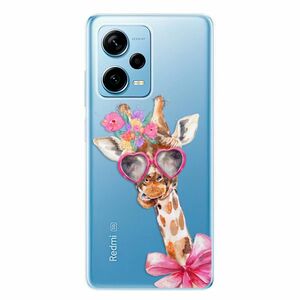 Odolné silikonové pouzdro iSaprio - Lady Giraffe - Xiaomi Redmi Note 12 Pro 5G / Poco X5 Pro 5G obraz