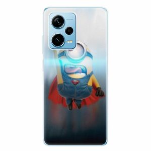 Odolné silikonové pouzdro iSaprio - Mimons Superman 02 - Xiaomi Redmi Note 12 Pro 5G / Poco X5 Pro 5G obraz