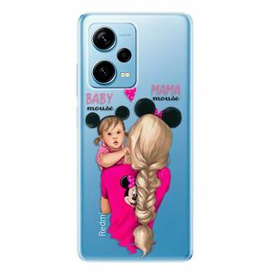 Odolné silikonové pouzdro iSaprio - Mama Mouse Blond and Girl - Xiaomi Redmi Note 12 Pro+ 5G obraz