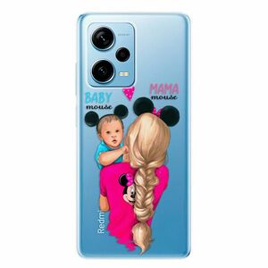 Odolné silikonové pouzdro iSaprio - Mama Mouse Blonde and Boy - Xiaomi Redmi Note 12 Pro+ 5G obraz