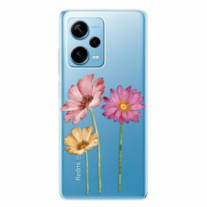 Odolné silikonové pouzdro iSaprio - Three Flowers - Xiaomi Redmi Note 12 Pro+ 5G obraz
