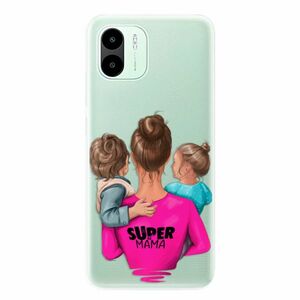Odolné silikonové pouzdro iSaprio - Super Mama - Boy and Girl - Xiaomi Redmi A1 / A2 obraz