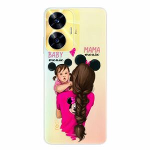 Odolné silikonové pouzdro iSaprio - Mama Mouse Brunette and Girl - Realme C55 obraz