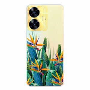 Odolné silikonové pouzdro iSaprio - Exotic Flowers - Realme C55 obraz