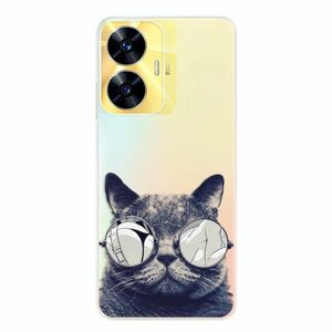 Odolné silikonové pouzdro iSaprio - Crazy Cat 01 - Realme C55 obraz