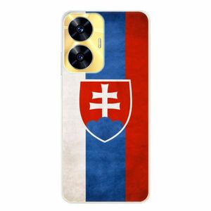 Odolné silikonové pouzdro iSaprio - Slovakia Flag - Realme C55 obraz
