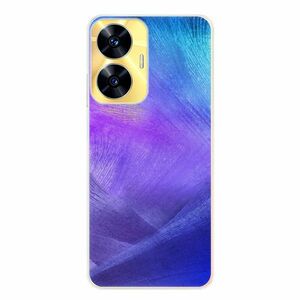 Odolné silikonové pouzdro iSaprio - Purple Feathers - Realme C55 obraz
