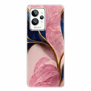 Odolné silikonové pouzdro iSaprio - Pink Blue Leaves - Realme GT 2 Pro obraz
