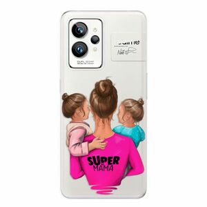 Odolné silikonové pouzdro iSaprio - Super Mama - Two Girls - Realme GT 2 Pro obraz