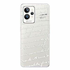Odolné silikonové pouzdro iSaprio - Handwriting 01 - white - Realme GT 2 Pro obraz