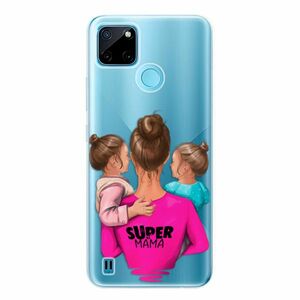 Odolné silikonové pouzdro iSaprio - Super Mama - Two Girls - Realme C21Y / C25Y obraz