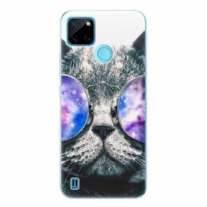 Odolné silikonové pouzdro iSaprio - Galaxy Cat - Realme C21Y / C25Y obraz