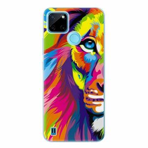 Odolné silikonové pouzdro iSaprio - Rainbow Lion - Realme C21Y / C25Y obraz