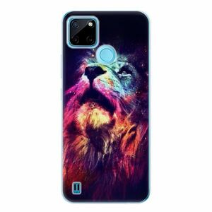 Odolné silikonové pouzdro iSaprio - Lion in Colors - Realme C21Y / C25Y obraz