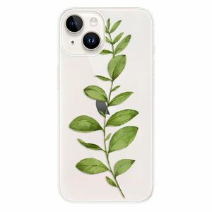 Odolné silikonové pouzdro iSaprio - Green Plant 01 - iPhone 15 obraz